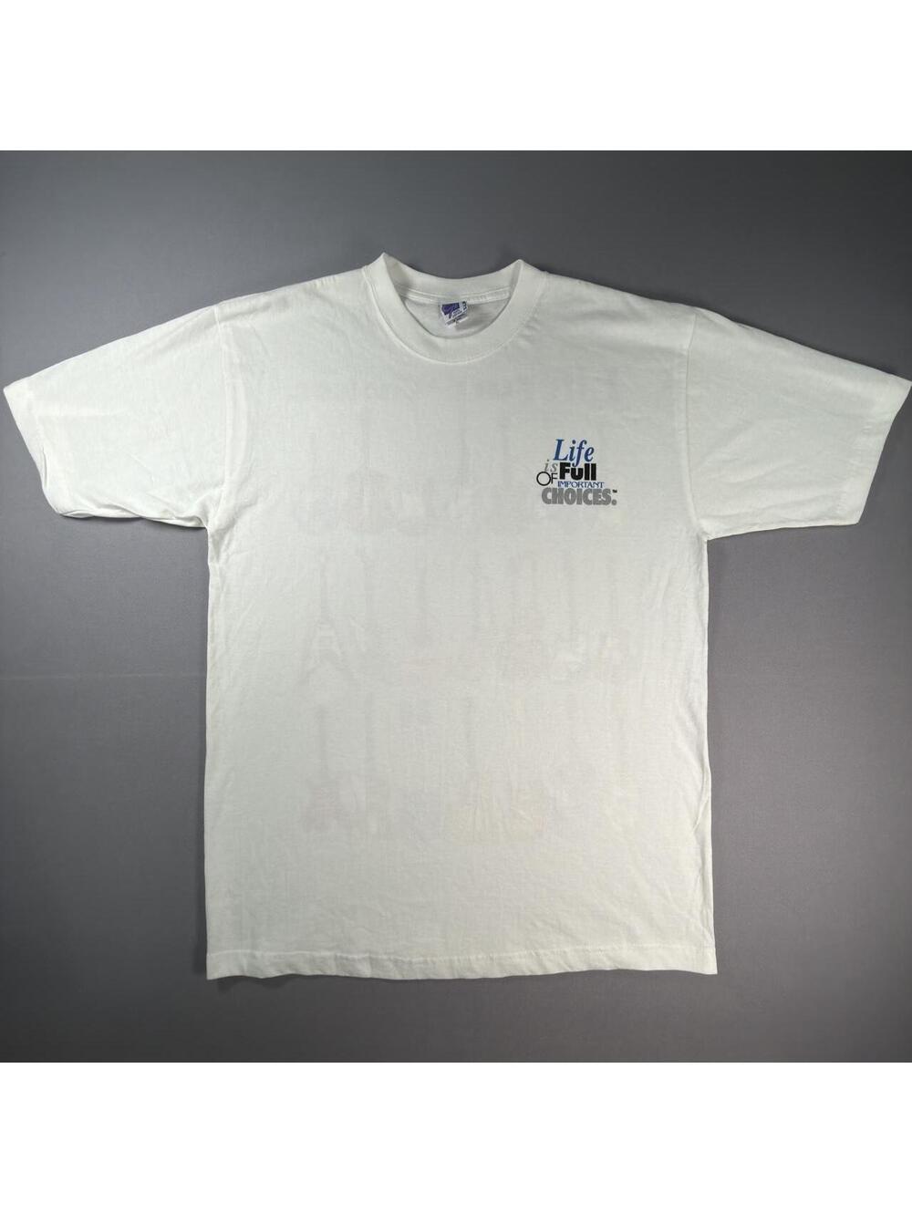 Vintage 90s Guitar Choices T Shirt XL White Electric Acoustic Music Graphic Tee